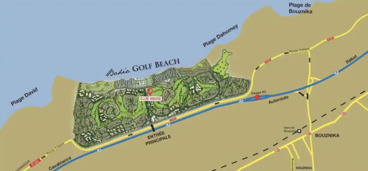 Aprt Bahiagolf Beach Bouznika, Residence Front Mer Zewnętrze zdjęcie